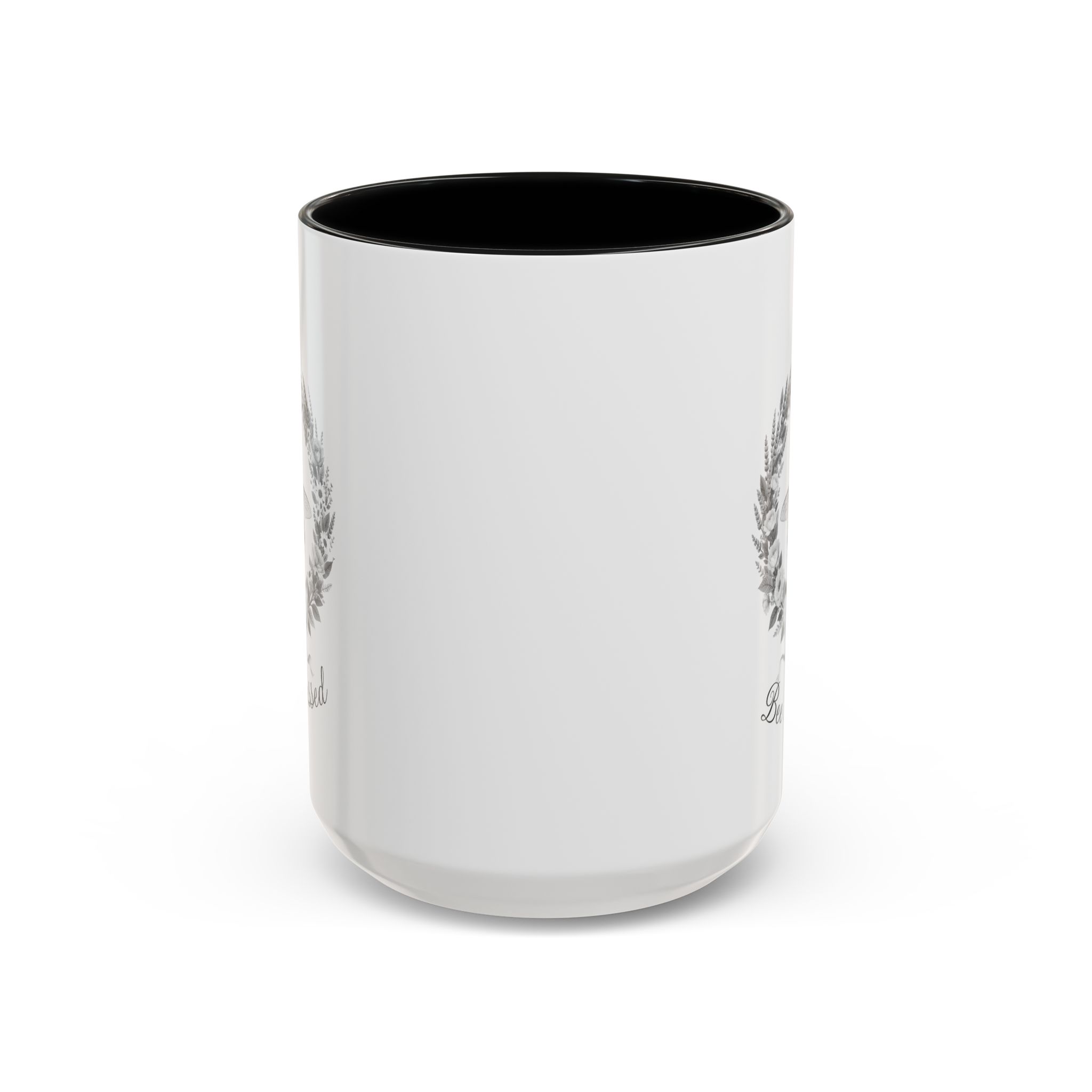 Bee Blessed wreath Bee Mug | Accent Coffee Mug 11oz 15oz - Image 2