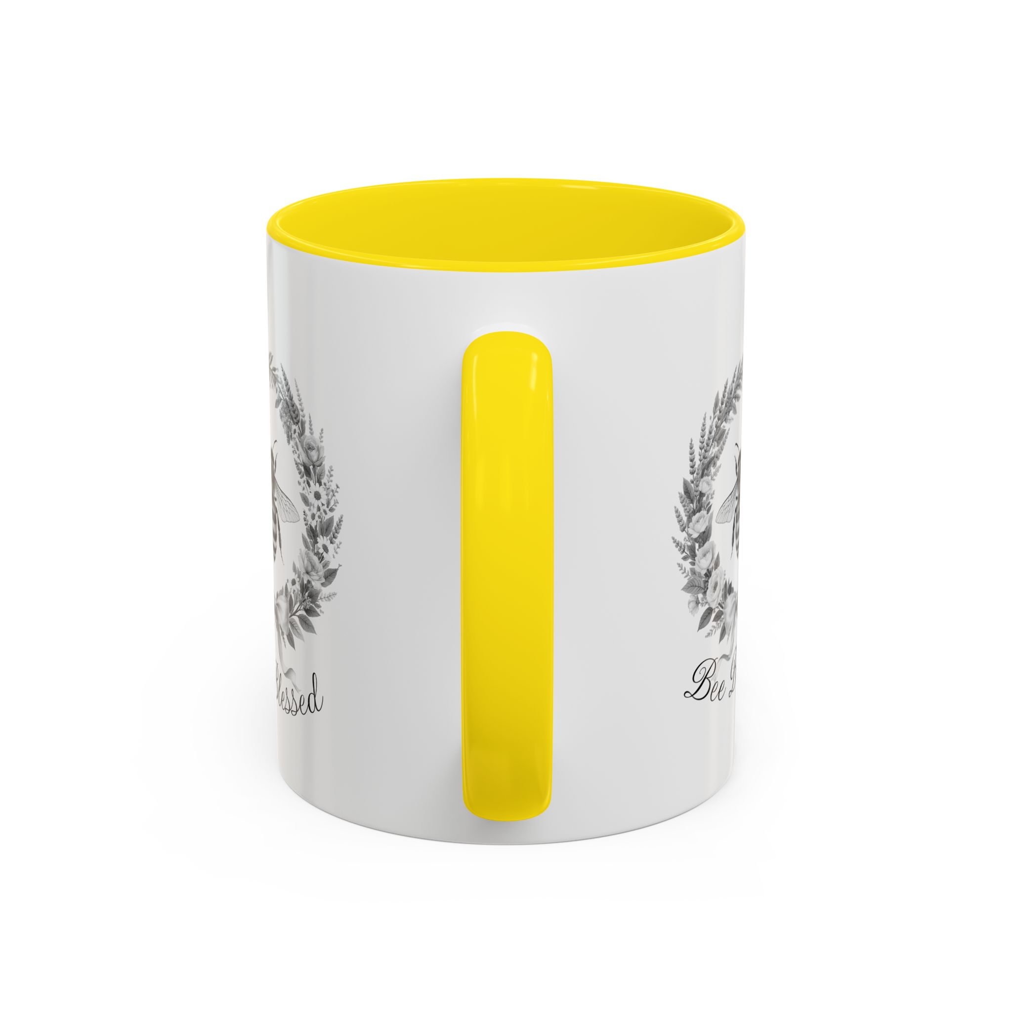 Bee Blessed wreath Bee Mug | Accent Coffee Mug 11oz 15oz - Image 24