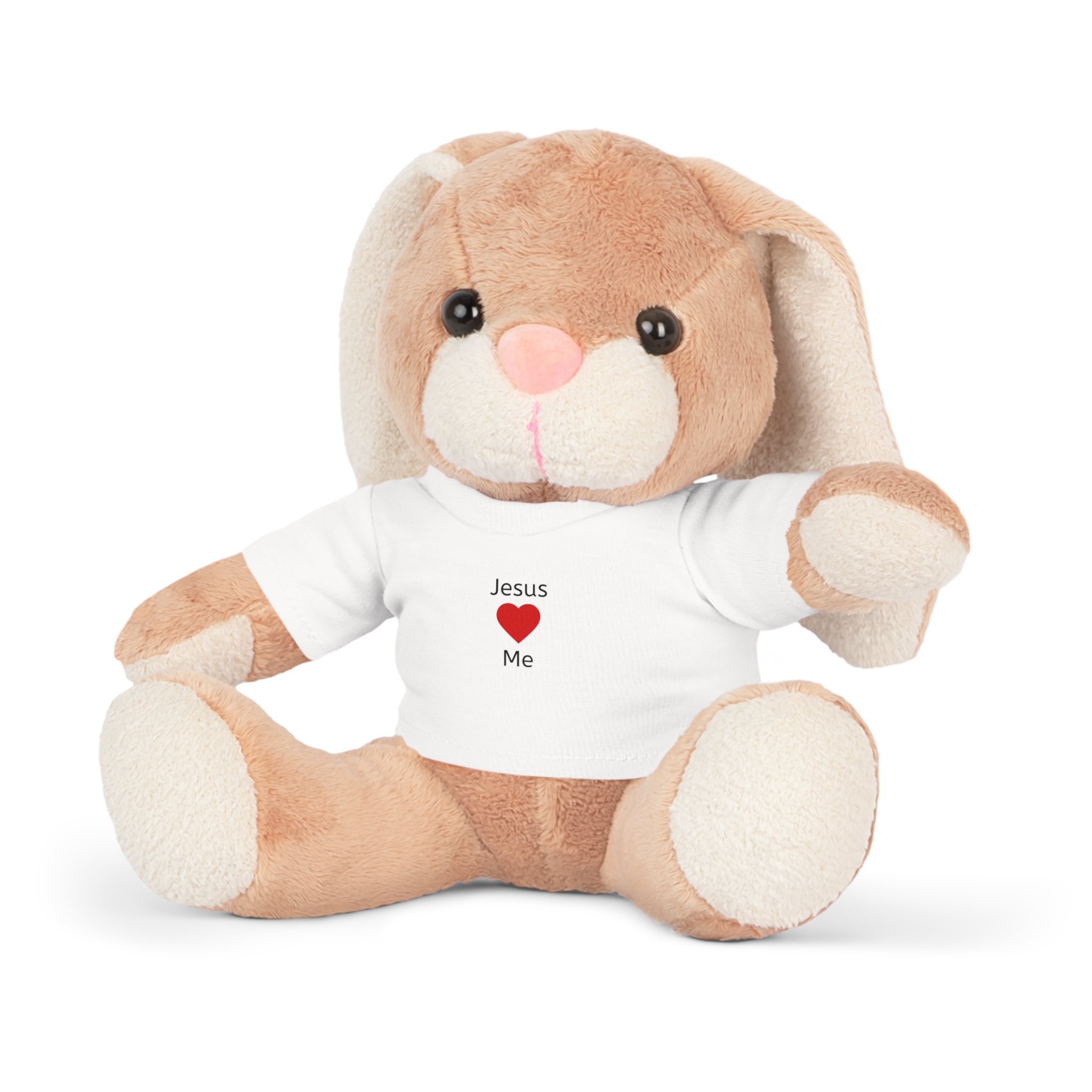 Plush Toy with Jesus Loves Me t-Shirt - Image 5