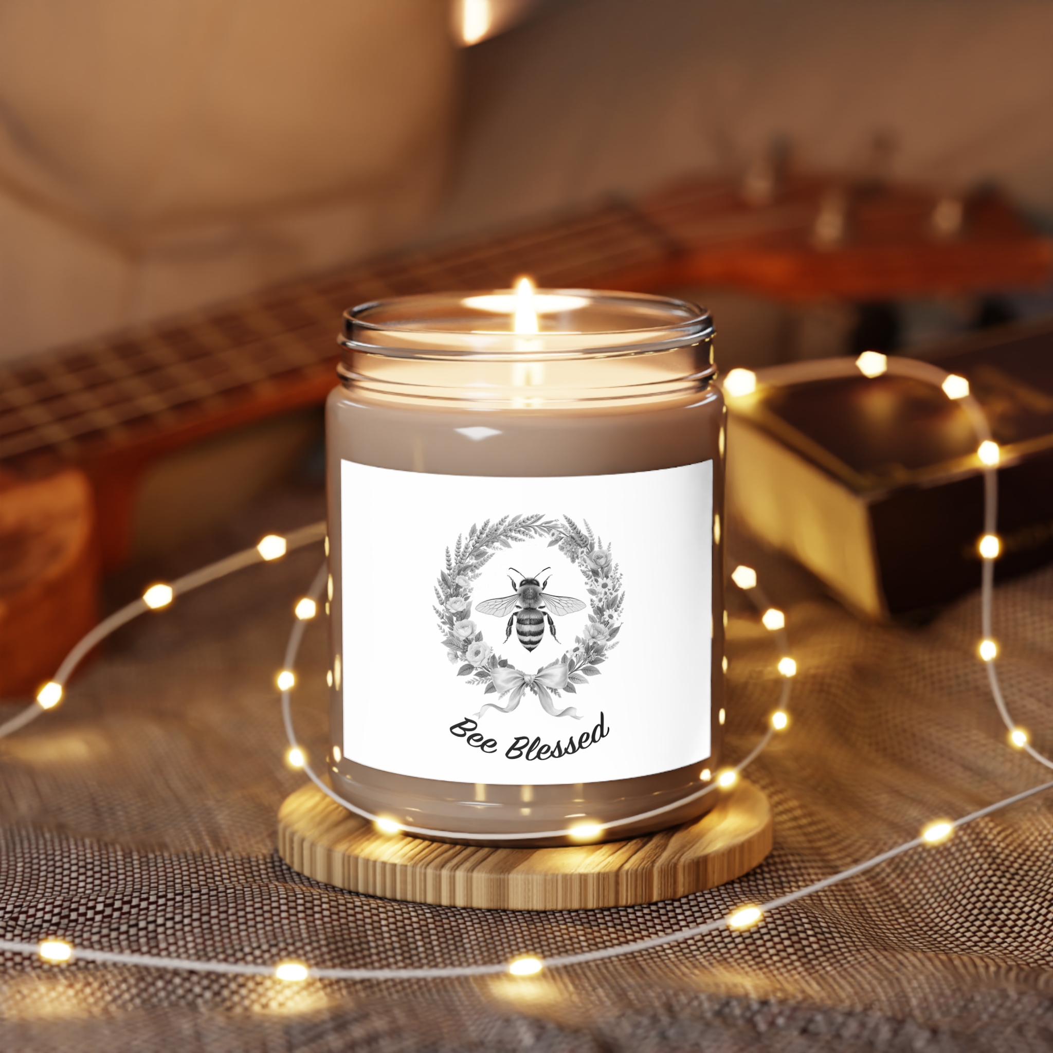Bee Blessed Wreath Soy Candle - Image 28