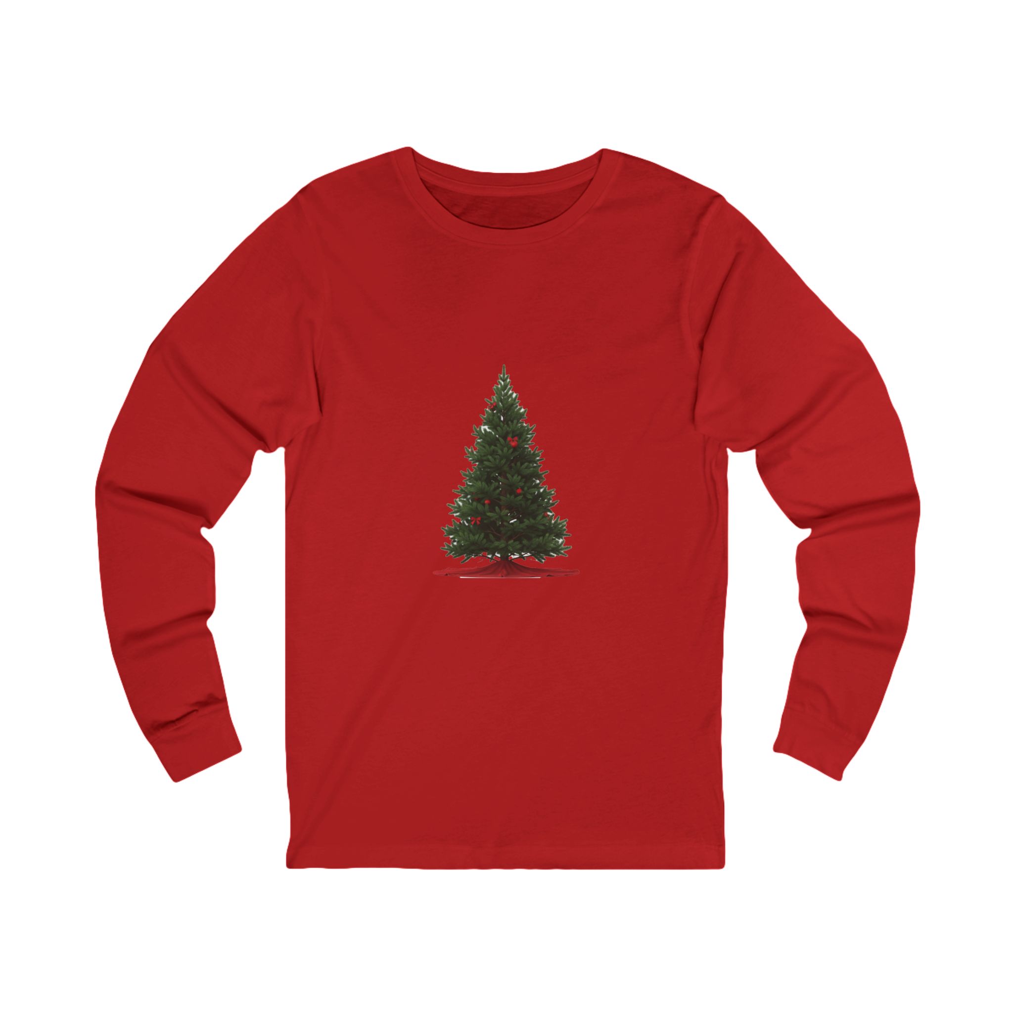 Christmas Tree Long Sleeve Tee - Image 3