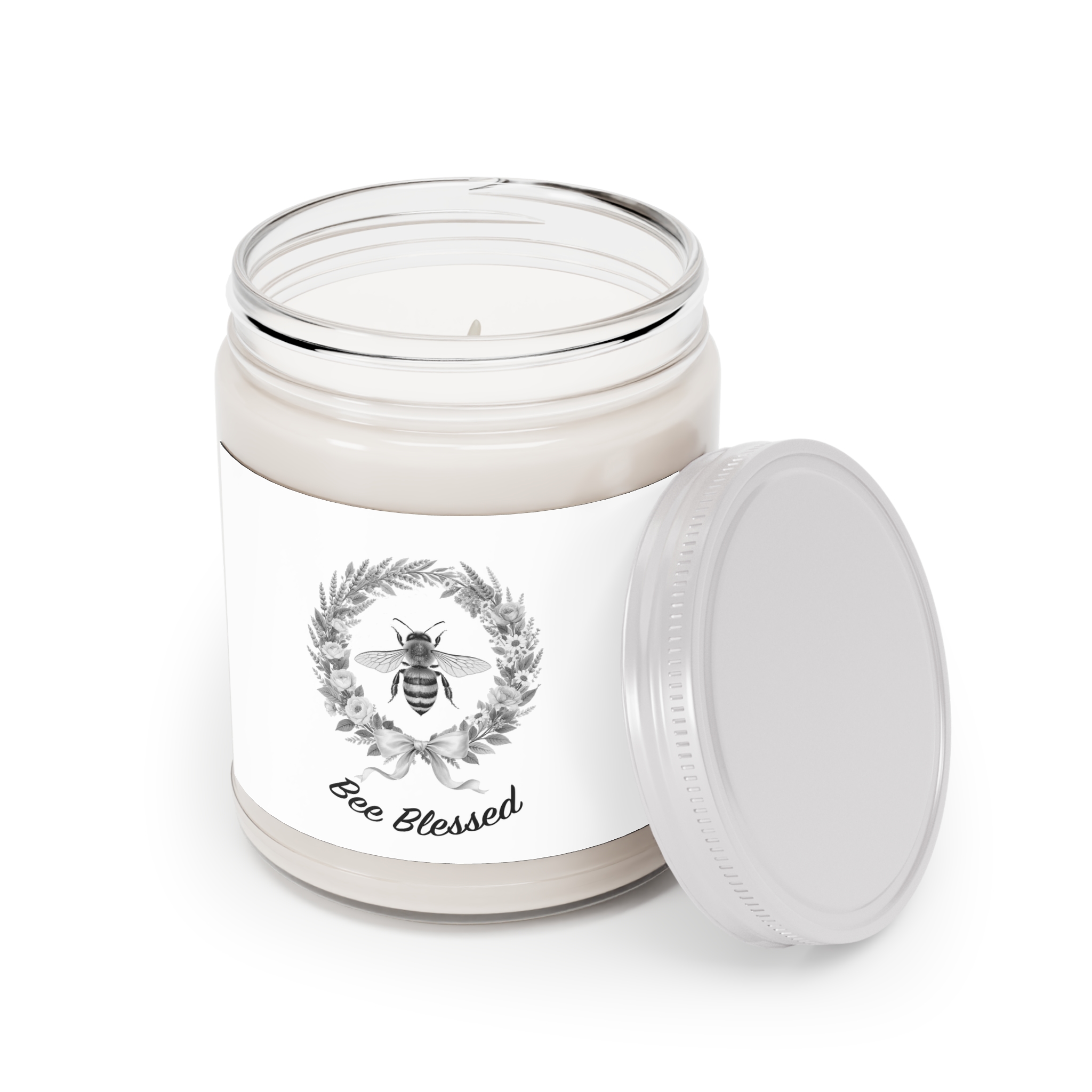 Bee Blessed Wreath Soy Candle - Image 27