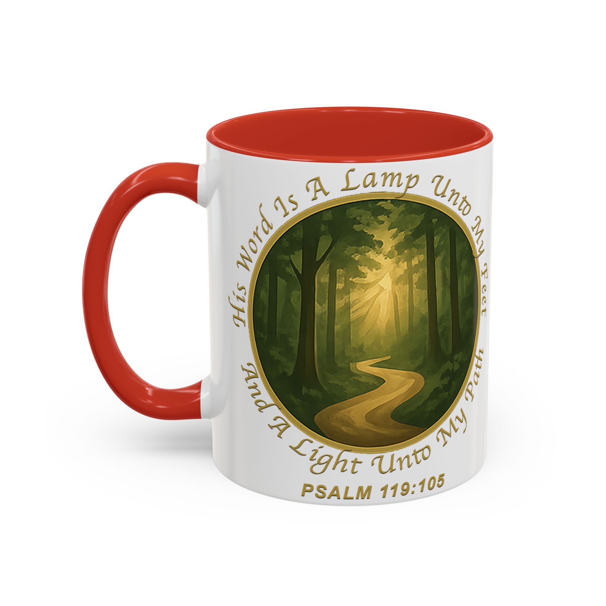 Copy of Psalm 119:105 Pathlight Mug | Accent Coffee Mug - Image 3