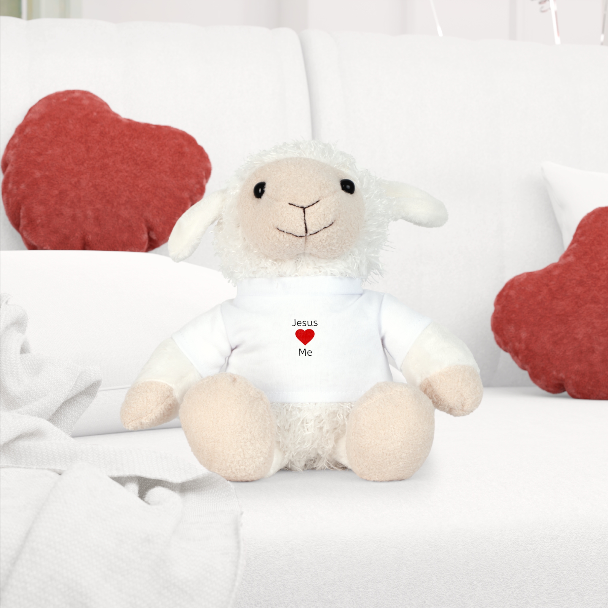 Plush Toy with Jesus Loves Me t-Shirt - Image 12