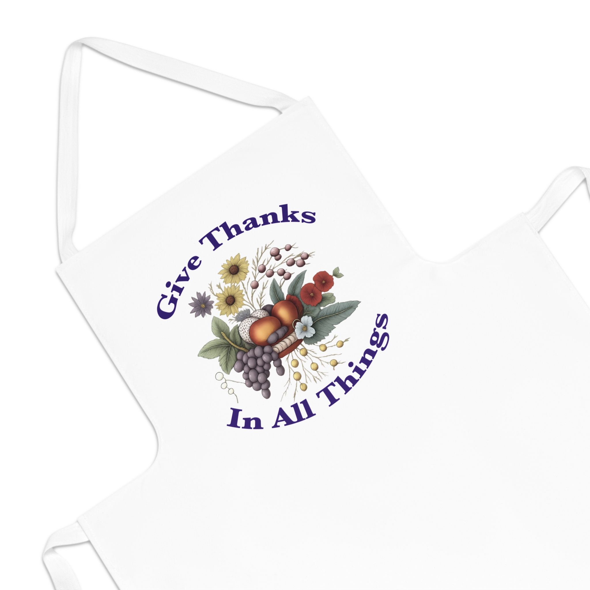 Give Thanks Apron - Beautiful Design - Image 3