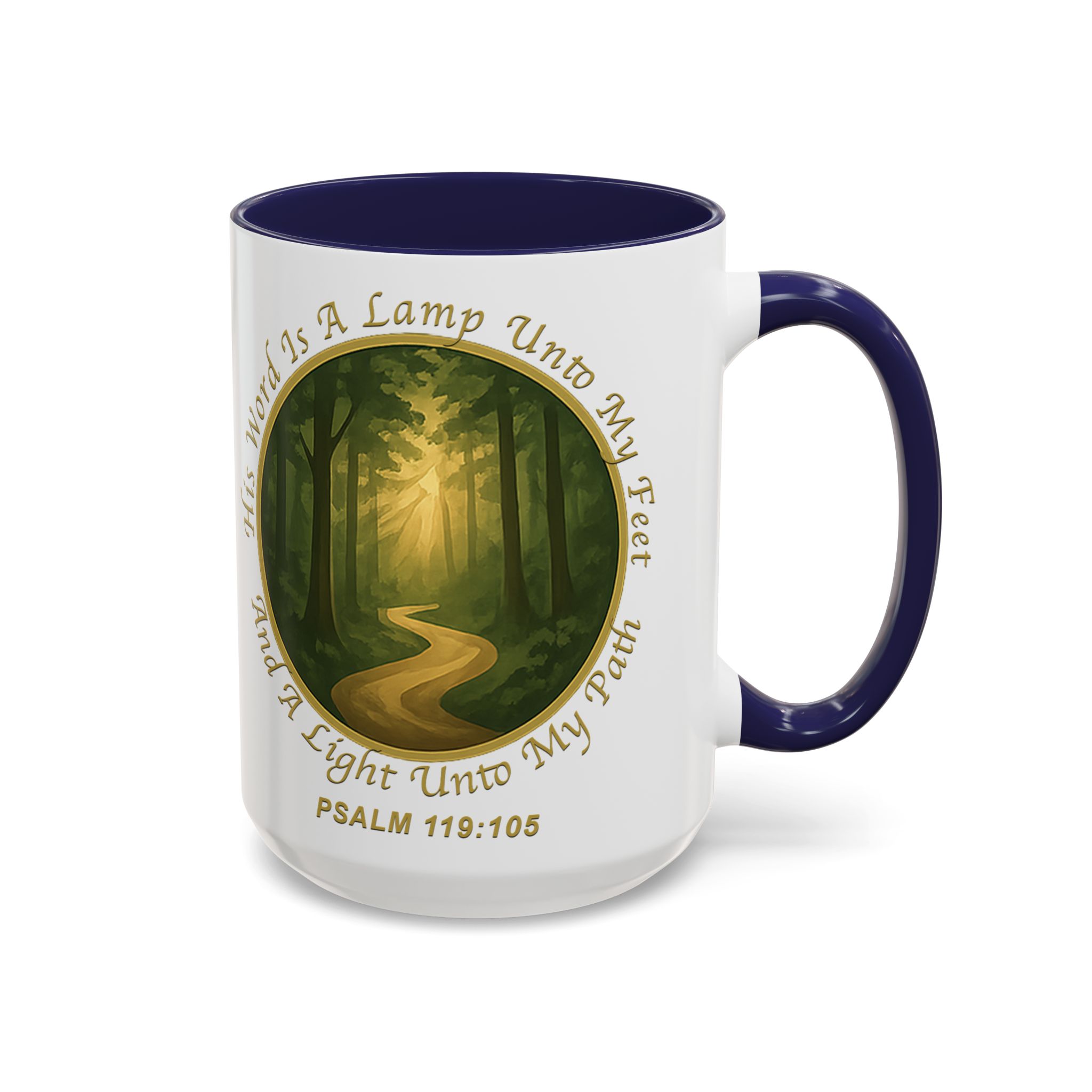Copy of Psalm 119:105 Pathlight Mug | Accent Coffee Mug - Image 10