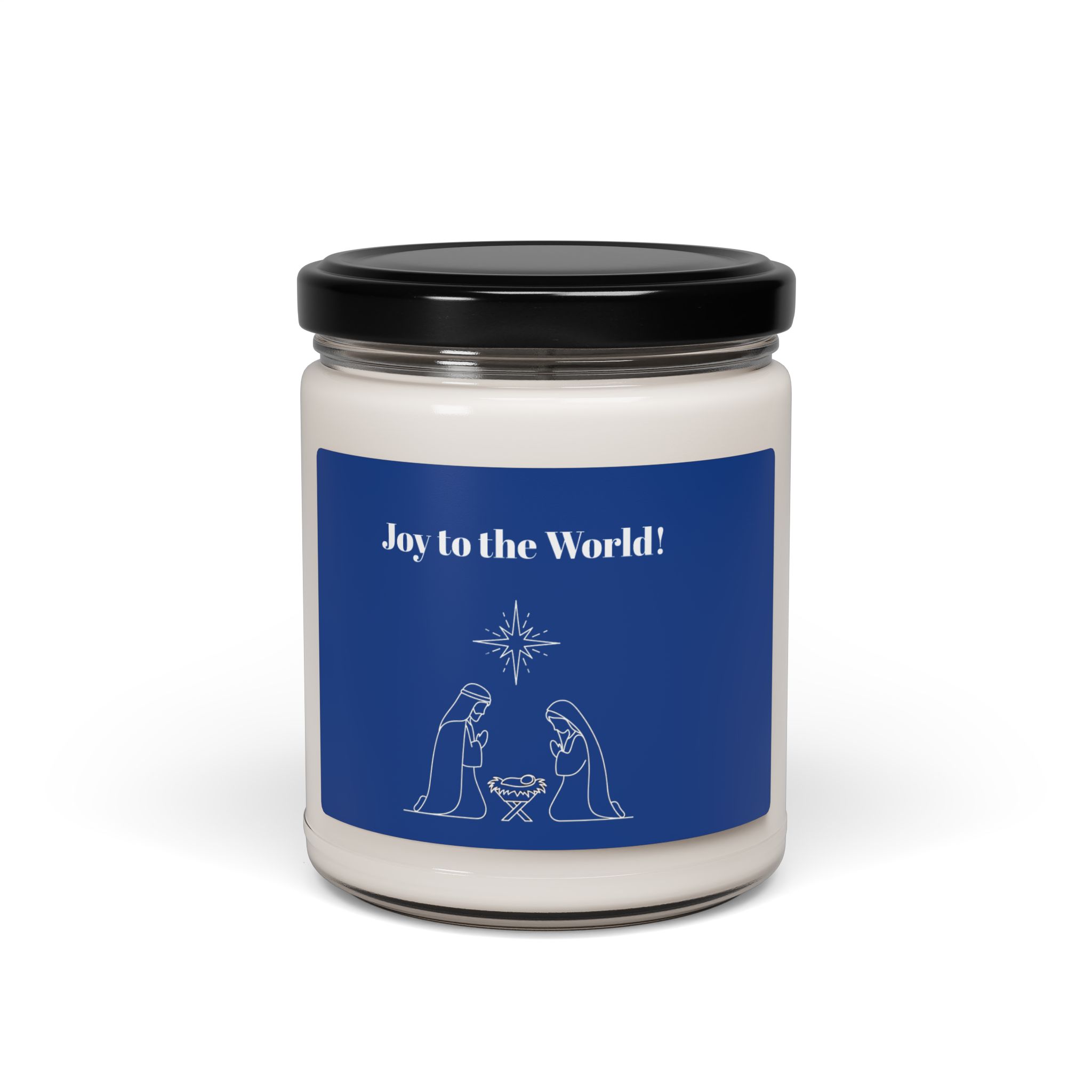 Nativity scene Joy to the World Soy Candle | 9oz - Image 5