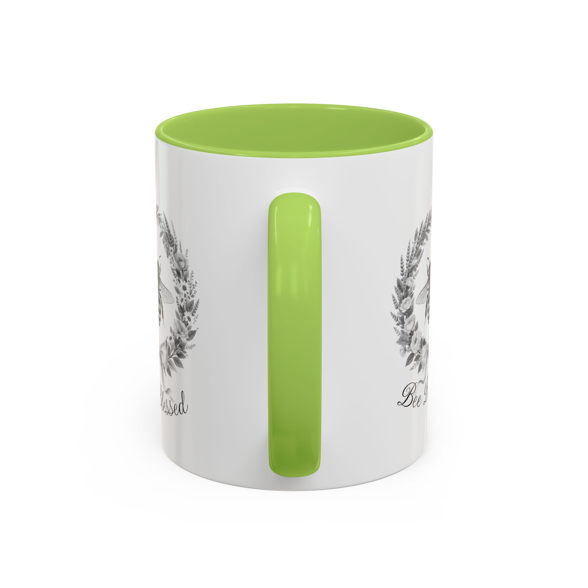 Bee Blessed wreath Bee Mug | Accent Coffee Mug 11oz 15oz - Image 28