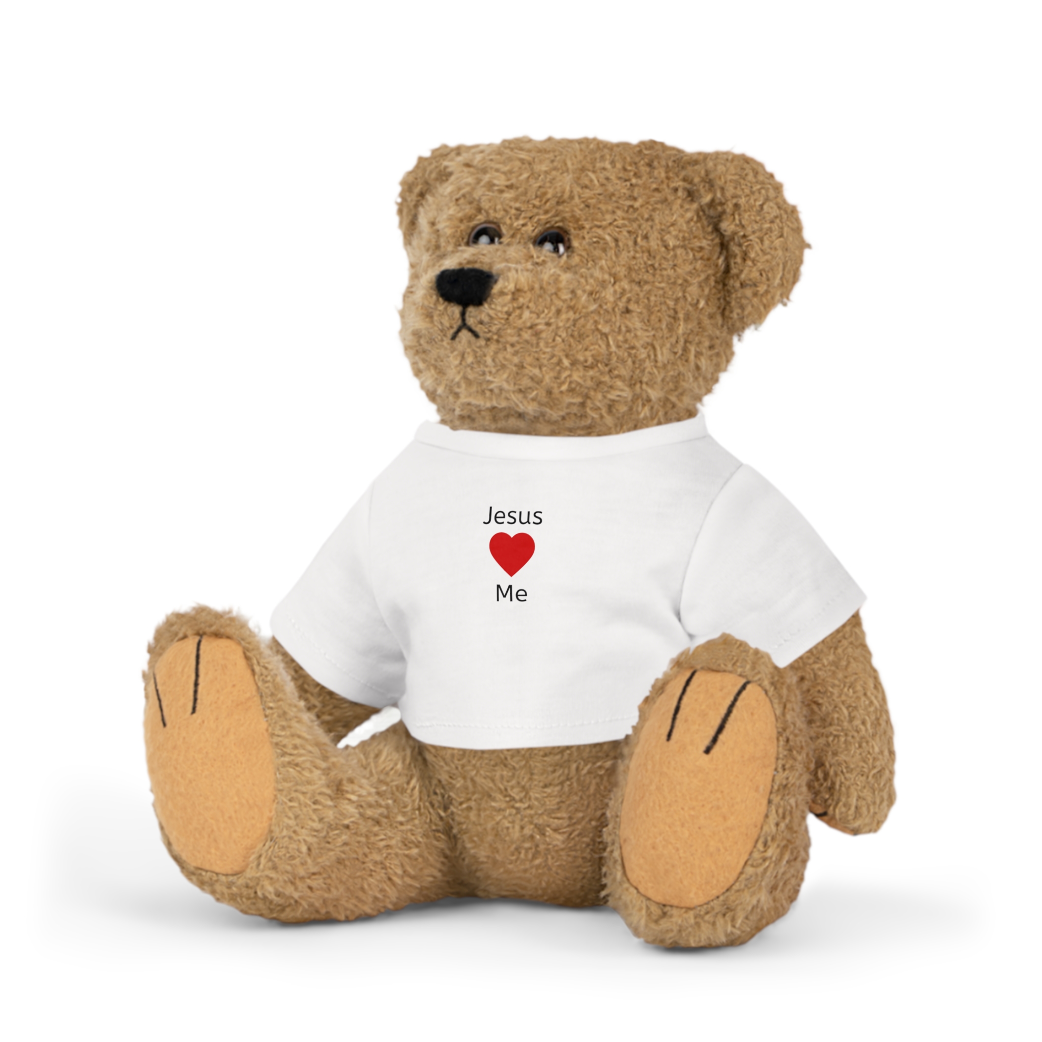 Plush Toy with Jesus Loves Me t-Shirt - Image 2