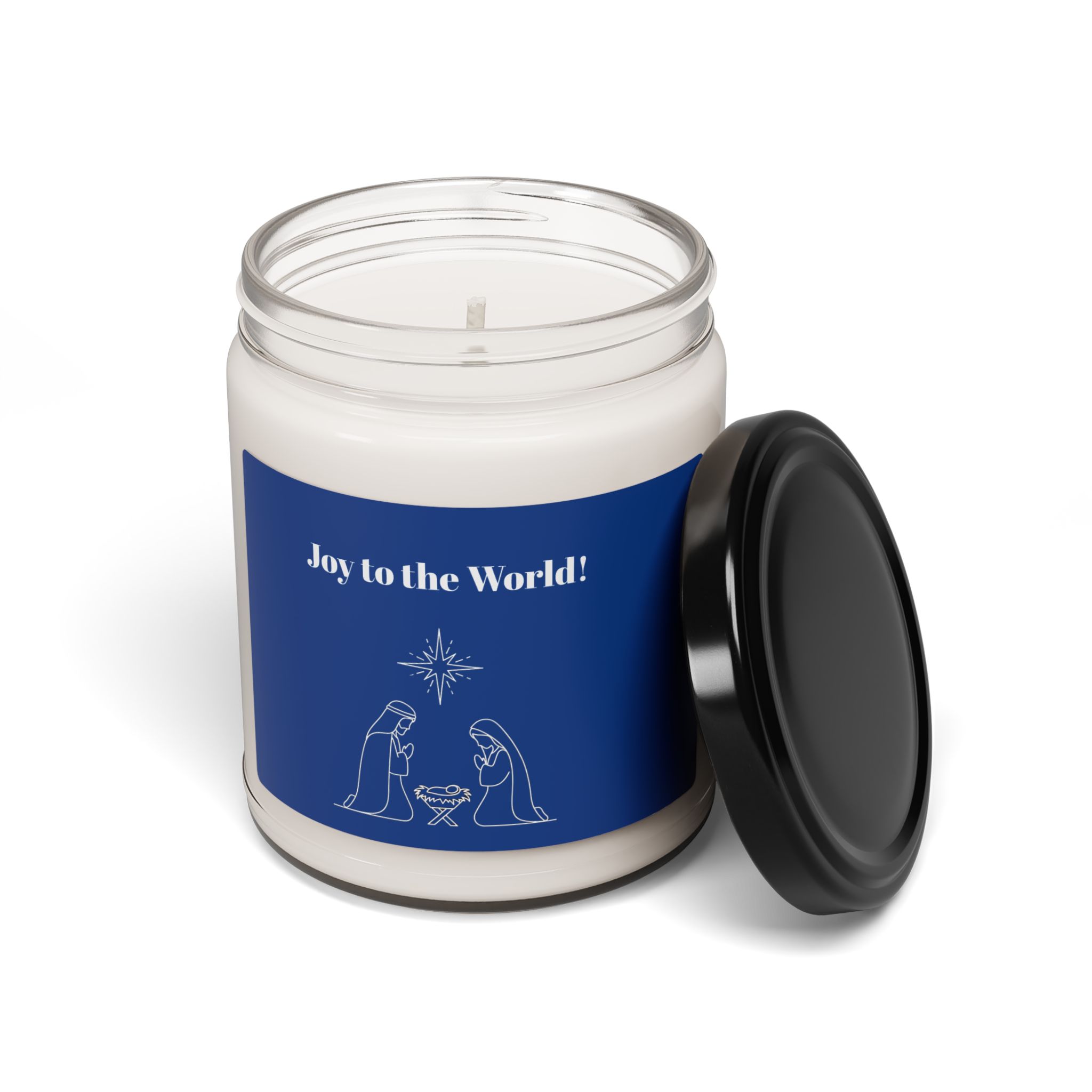 Nativity scene Joy to the World Soy Candle | 9oz - Image 10