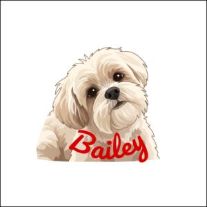 Personalized Dog  Ornament Custom Cut Acrylic Ornament | Custom Pet Pic and Name