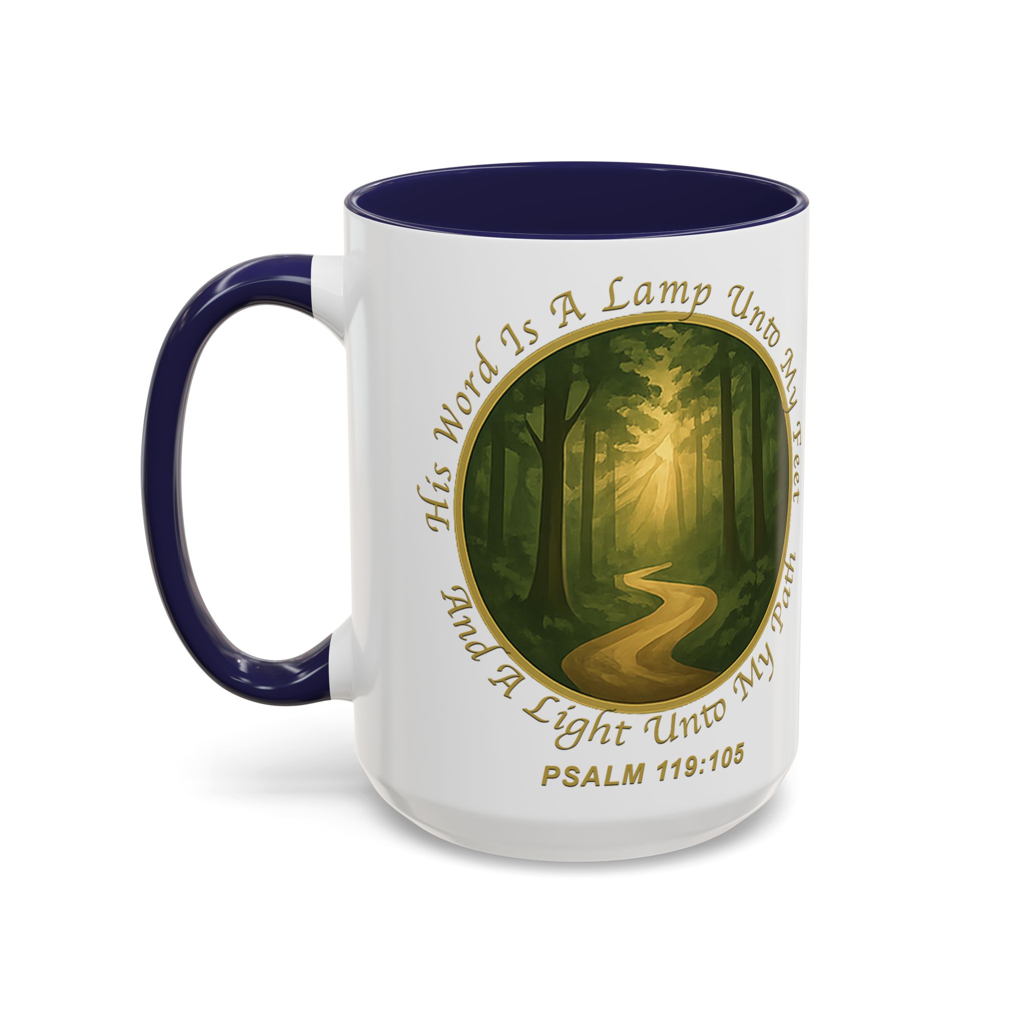 Copy of Psalm 119:105 Pathlight Mug | Accent Coffee Mug - Image 11