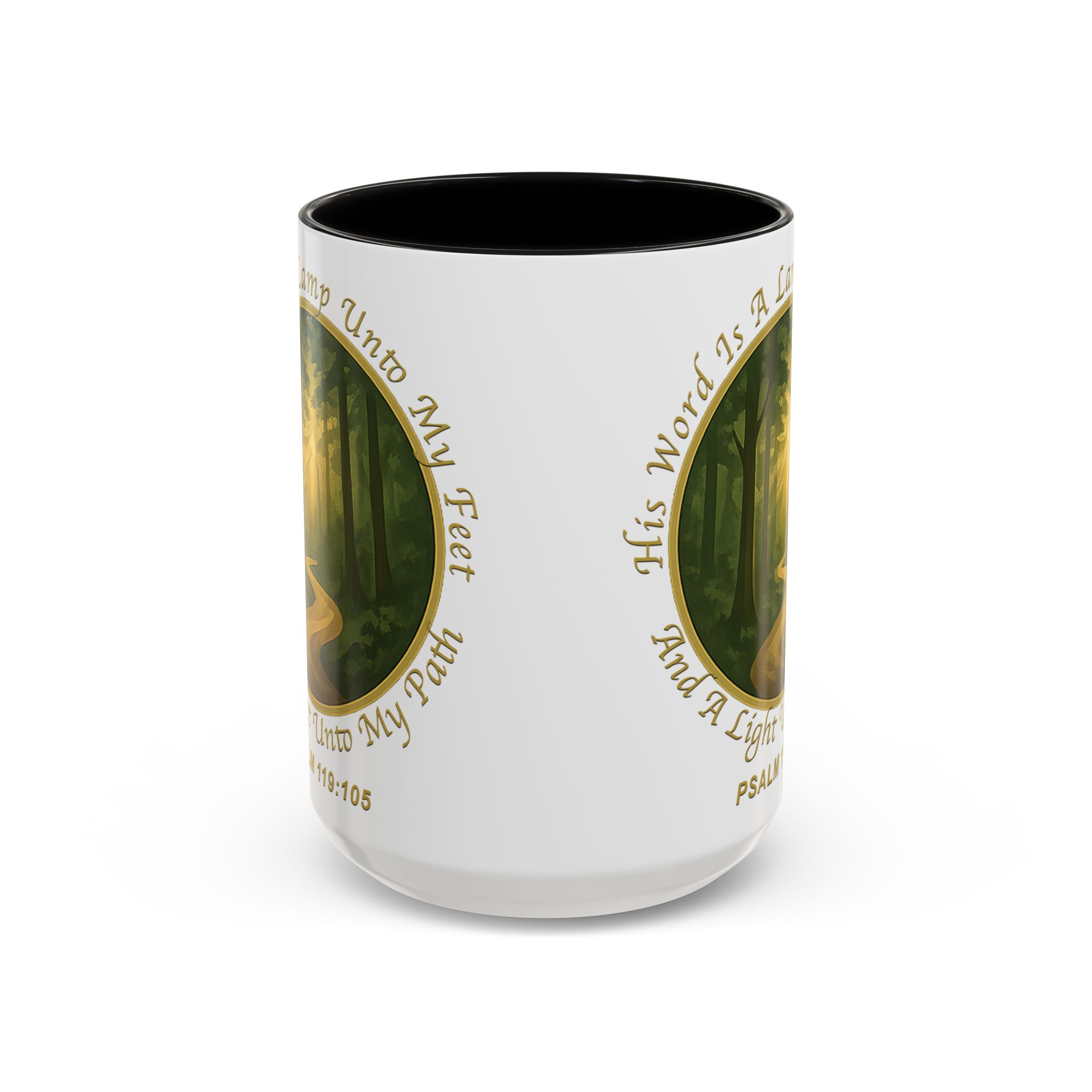 Copy of Psalm 119:105 Pathlight Mug | Accent Coffee Mug - Image 5