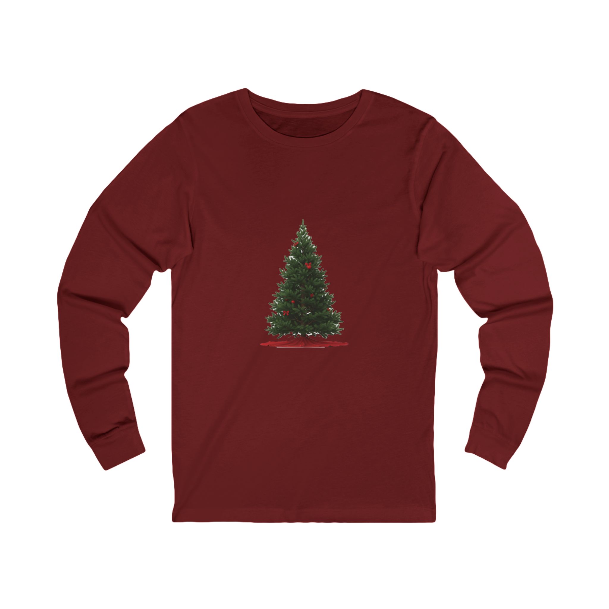 Christmas Tree Long Sleeve Tee - Image 5